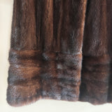 Vintage Mink Fur Long Coat