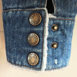 Vintage Sherpa Lined Denim Jacket