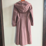 Vintage Safari-Style Wool Long Coat