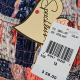 SPEECHLESS Junior's Mix Print Dress w/Necklace