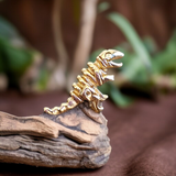 COACH Skeletal Rexy CZ Stud Earrings