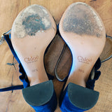 CHLOE Suede Block Heels