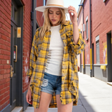 Oversized Plaid Flannel Shirt