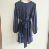 LILLI YADI Long Sleeve Mini Dress