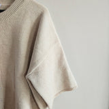 Short Sleeve Oversized Cardigan Sweater