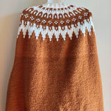 Vintage Handknit Cape