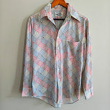 Vintage Geometric Disco Shirt