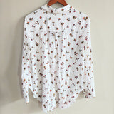 MAEVE BY ANTHROPOLOGIE Matilda Mushroom Blouse