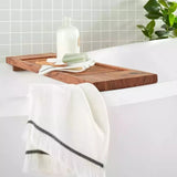 HEARTH & HAND Slatted Wood Bathroom Tray