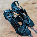 DIOR Patent Leather Strappy Heels
