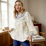 FREE PEOPLE Paloma Printed Blouse
