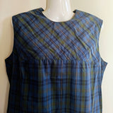 Vintage Plaid Jumper Dress