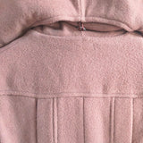 Vintage Safari-Style Wool Long Coat