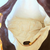 GUCCI Leather Bamboo Handle Bag