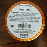 FOUNDRY CANDLE CO Desert Rose Candle