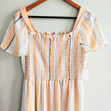 LC LAUREN CONRAD Smocked Flutter Dress