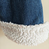 Vintage Sherpa Lined Denim Jacket