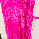 JOHNNY WAS Eyelet Kimono Dress