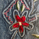 Vintage Embroidered Denim Jacket