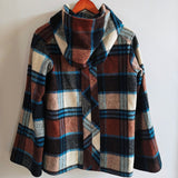 Vintage Hooded Wool Coat