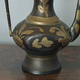 Vintage Etched Brass Coffee Set