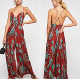 FREE PEOPLE Alissa Printed Jumpsuit