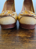 TORY BURCH Raffia Platform Pumps