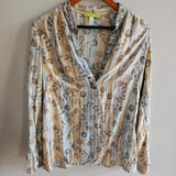 Vintage Embellished Silk Blouse