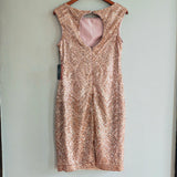VINCE CAMUTO Sequin Cap Sleeve Dress