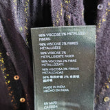 ANTHROPOLOGIE Quinn Sequined Tunic Blouse