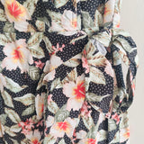 REBECCA TAYLOR Kamea Floral Faux Wrap Dress