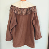 Vintage Fringed Wool Coat