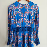 SANDRO Roberta Eyelet Lace-Inset Maxi Dress