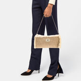 Vintage UGG Suede & Shearling Hand Muff Purse