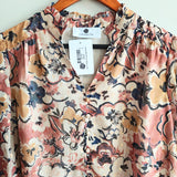 Floral Metallic Thread Blouse