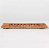 HEARTH & HAND Slatted Wood Bathroom Tray