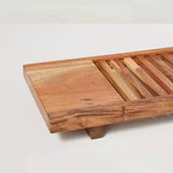 HEARTH & HAND Slatted Wood Bathroom Tray