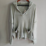 Thermal Knit Hooded Top