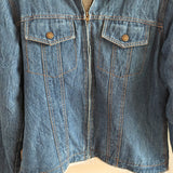 Vintage Sherpa Lined Denim Jacket