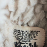 Vintage Suede Shearling Coat