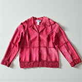 Vintage Suede Patchwork Jacket