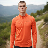ADIDAS Men's Terrex Multi Half-Zip Running Tee