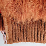 Vintage 70's Fur Bomber Jacket