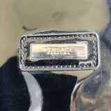 VERSACE Patent Leather and Mesh Tote Bag