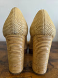 TORY BURCH Raffia Platform Pumps