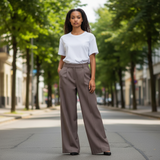 AMERICAN EAGLE Stretch Wide-Leg Pants