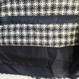 Vintage CHRISTIAN DIOR Tweed Houndstooth Pencil Skirt