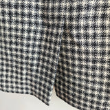 Vintage CHRISTIAN DIOR Tweed Houndstooth Pencil Skirt