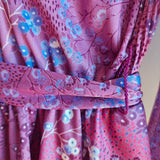 Vintage Floral Midi Dress