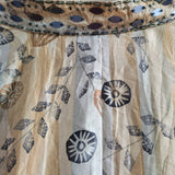 Vintage Embellished Silk Blouse